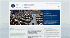 Desktop Screenshot of ieg.earthsystemgovernance.org